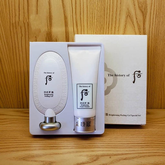 The history of whoo Gongjinhyang Seol Brightening Peeling Gel (Cheongan Gel) 100ml + Brightening Foam Cleanser (Cheongan Cleansing Foam) 100ml