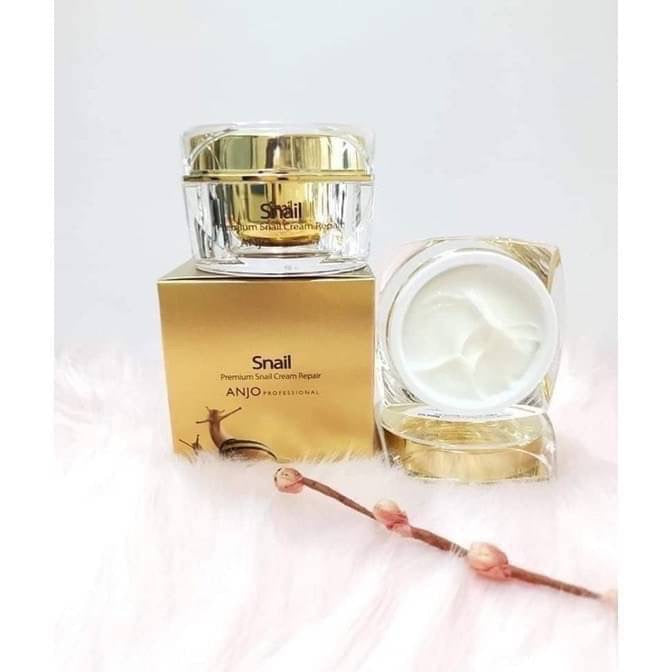 Anjo Premium Sneglekrem reparasjon 50ml, anti- aldring,fuktighetsgivende. Korean Cosmetics .