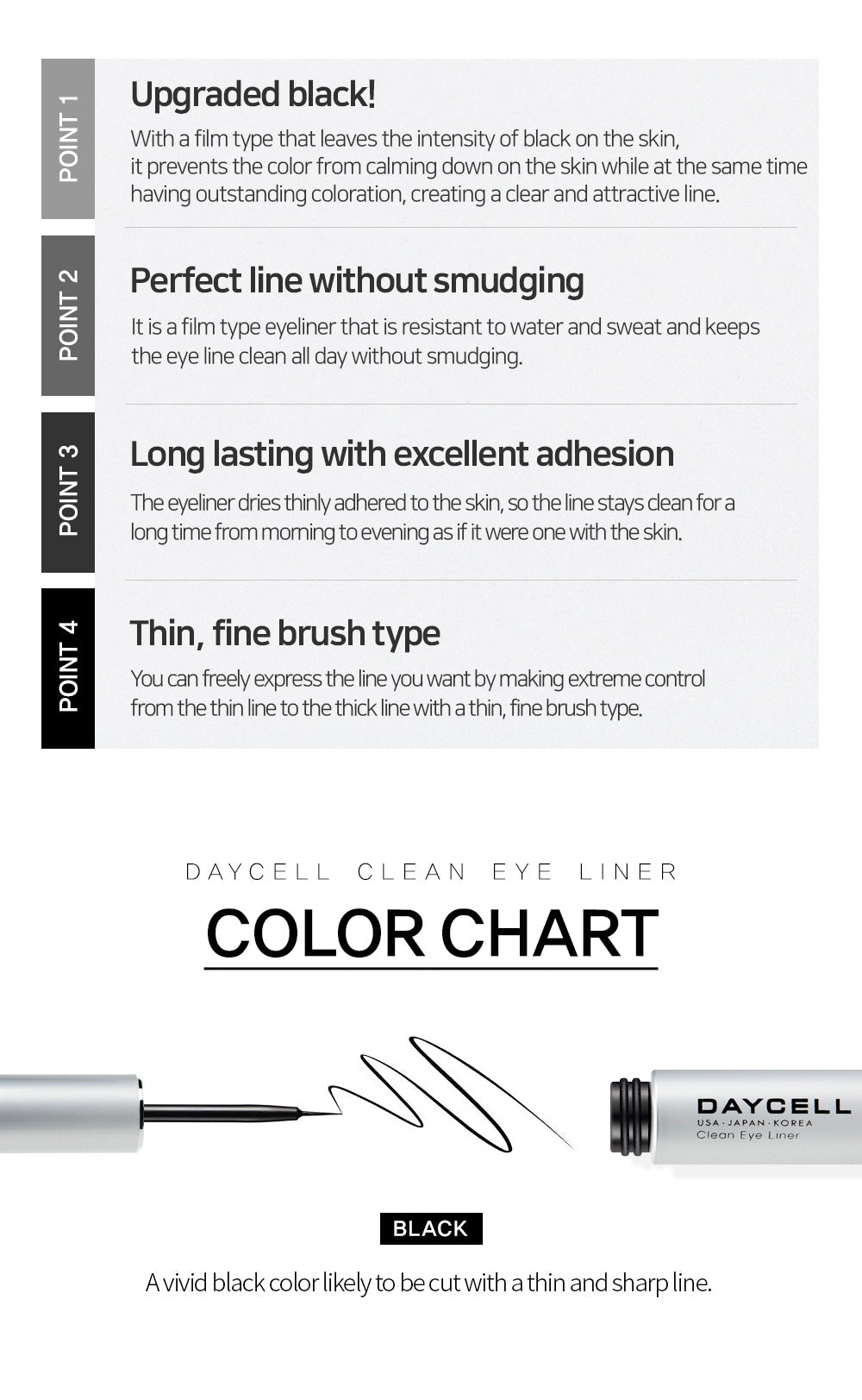 🔥🔥 DAYCELL CLEAN EYE LINER 5ml