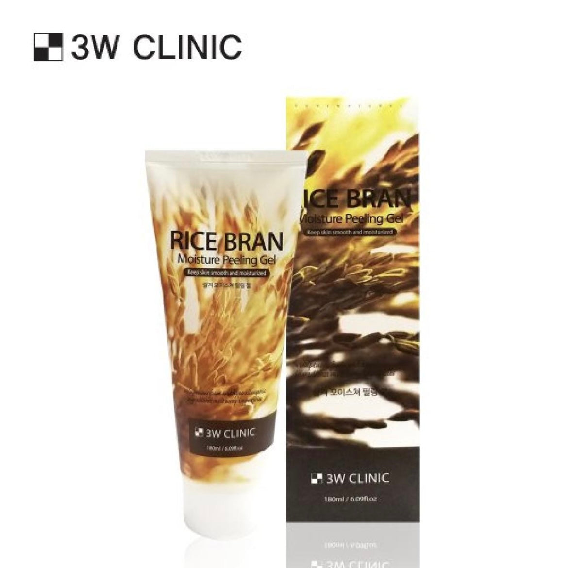 3w Clinic Rice Bran Moisture Peeling body Gel 180ML (3 alternativer)