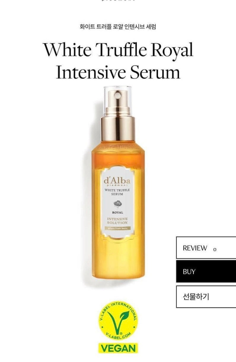 d'Alba White Truffle Royal Intensiv Serum Spray/Mist
100ML (3 alternativer)