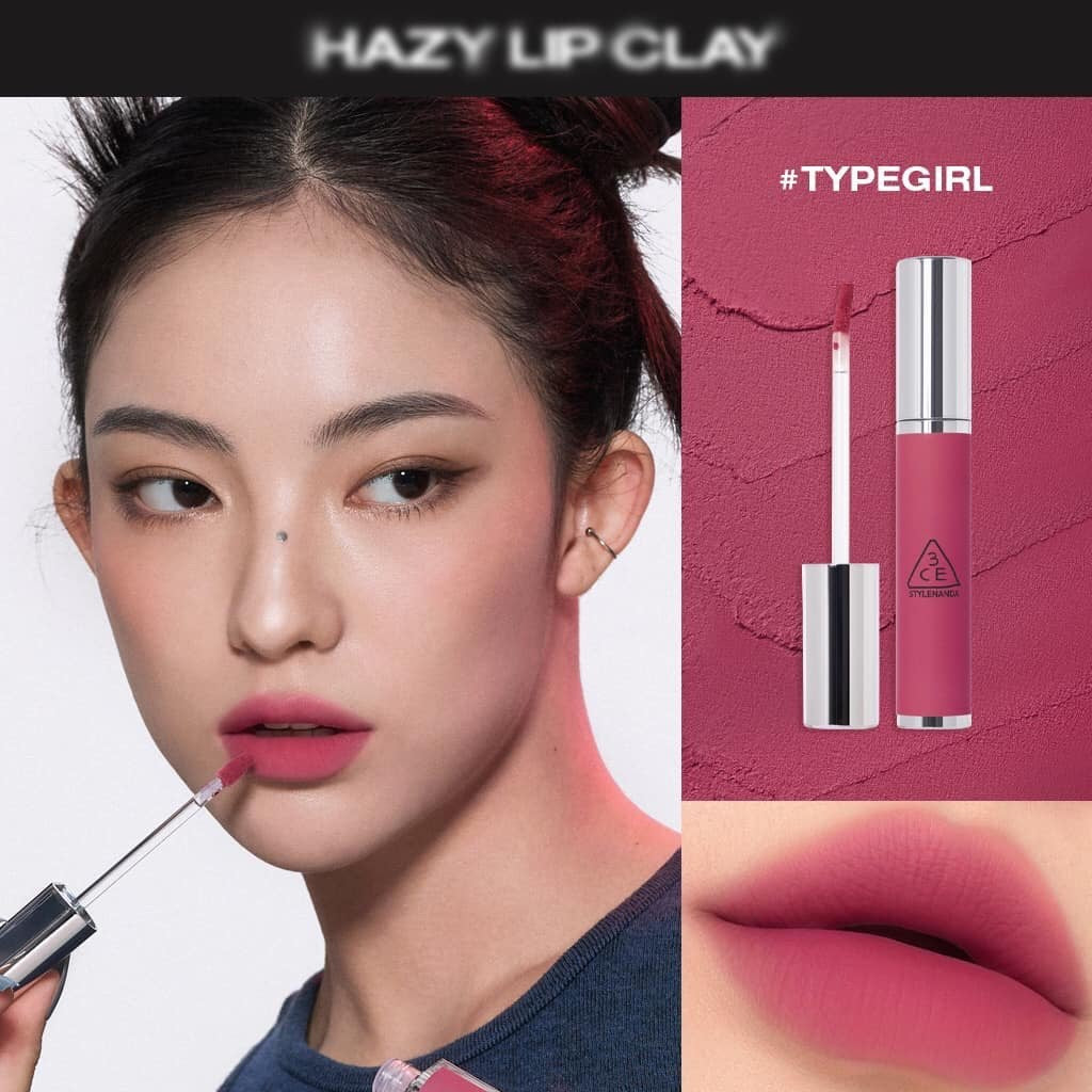 3CE HAZY LIP CLAY #Type Girl